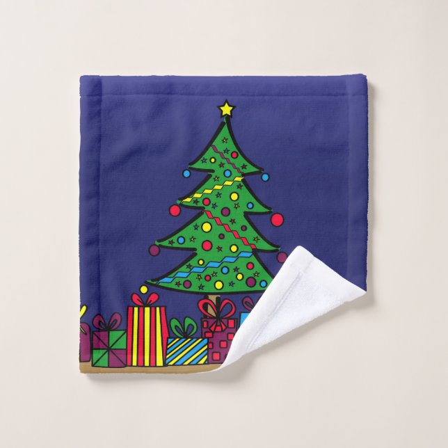 Christmas tree wash cloth (Wash Cloth)