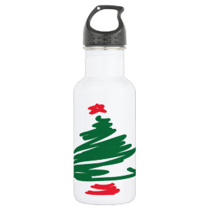 Christmas Tree Water Bottle