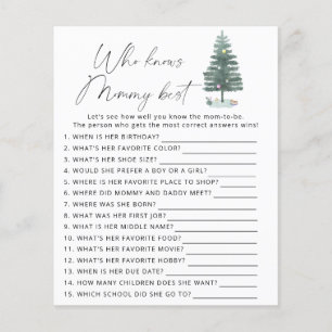 Christmas tree - Who knows mommy best