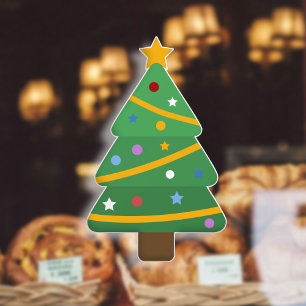 Christmas Tree Window Cling