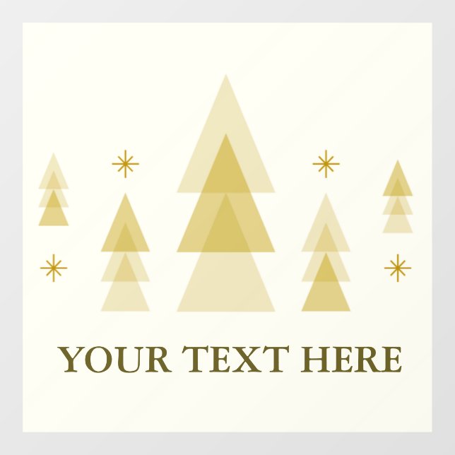 Christmas tree window cling (Sheet)