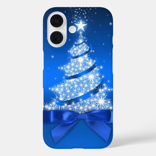 Christmas Tree with Fake Bow Case-Mate iPhone Case (Back)