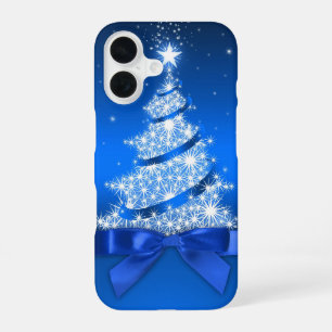 Christmas Tree with Fake Bow iPhone 16 Case
