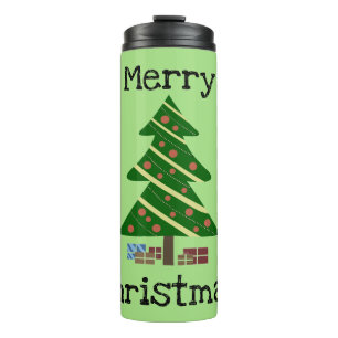 Christmas Tree with Gifts Thermal Tumbler