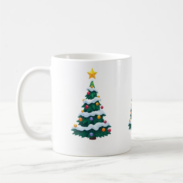 Christmas tree with Snow Mug (Left)