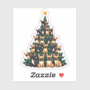 Christmas tree With Terrier dogs Xmas Gift 