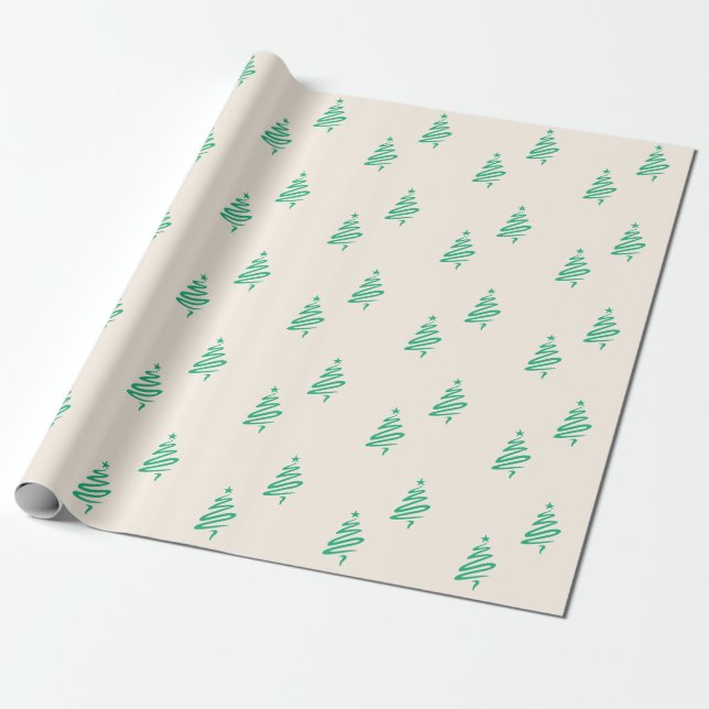 Christmas Tree  Wrapping Paper (Unrolled)