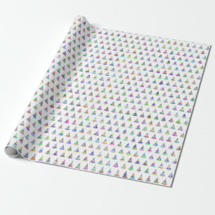 Christmas tree wrapping paper