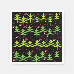 Christmas Tree Xmas Forest Napkin