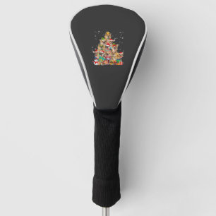 Christmas Tree Xmas Lights Chihuahua Classic T-Shi Golf Head Cover