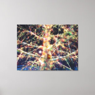 Christmas Treehouse Canvas Print