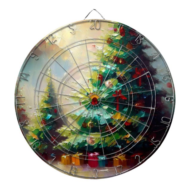 Christmas Trees (2) Dartboard (Front)