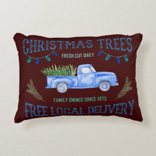 CHRISTMAS TREES ACCENT PILLOW