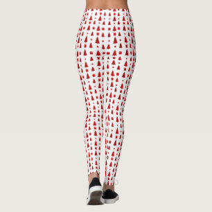 Christmas Trees and Gifts Pattern Long Leggings