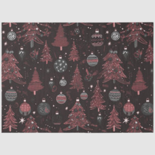 Christmas Trees and Ornaments Christmas Tissue Paper