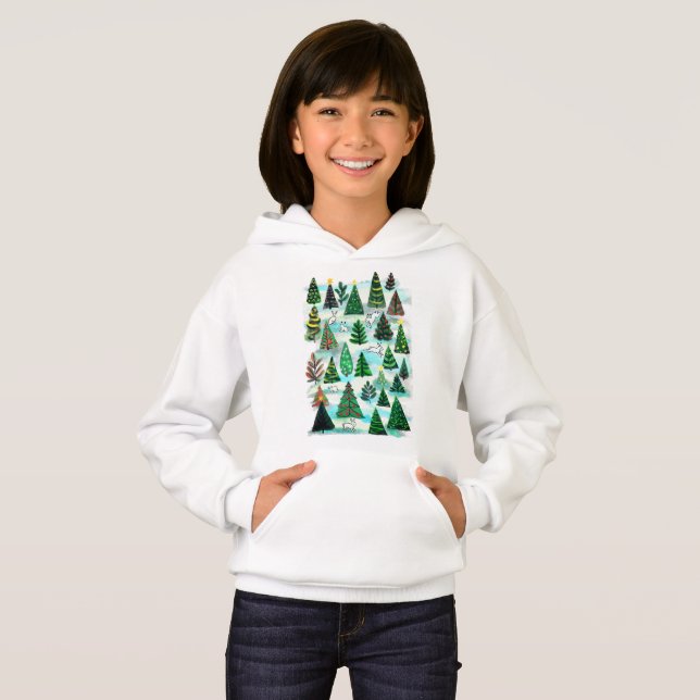 Christmas trees and snow hares (Front Full)