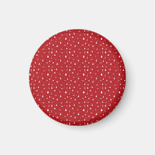 Christmas Trees and Snowflakes Magnet