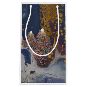 Christmas Trees at Night Small Gift Bag
