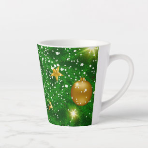 Christmas Trees Background Design-67181 Latte Mug