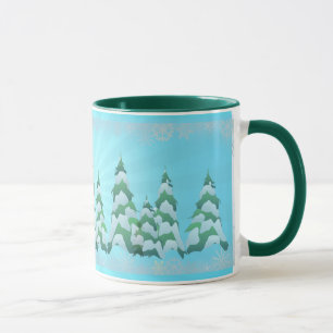 CHRISTMAS TREES by SHARON SHARPE Mug