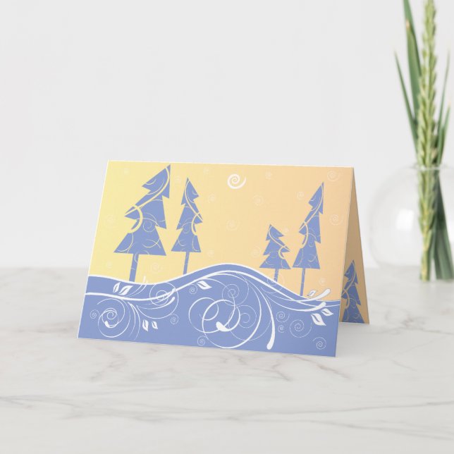 Christmas Trees card (Front)