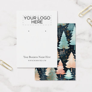 Christmas Trees Earring Display Card