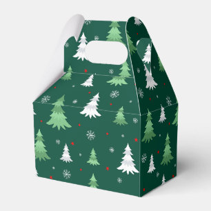 Christmas Trees Favour Box