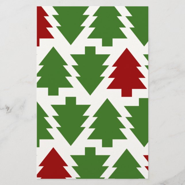 Christmas Trees Holiday Pattern (Front)