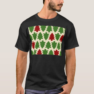 Christmas Trees Holiday Pattern T-Shirt