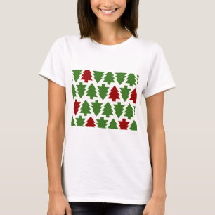Christmas Trees Holiday Pattern T-Shirt