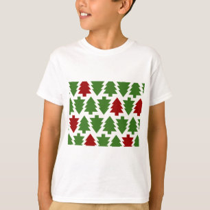 Christmas Trees Holiday Pattern T-Shirt