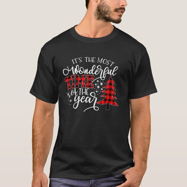 Christmas Trees It S The Most Wonderful Time Of Th T-Shirt (Front)