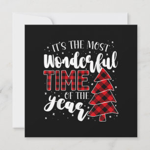 Christmas Trees It's the Most Wonderful Time of th Invitation
