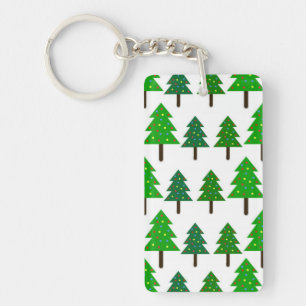 Christmas Trees Keychain