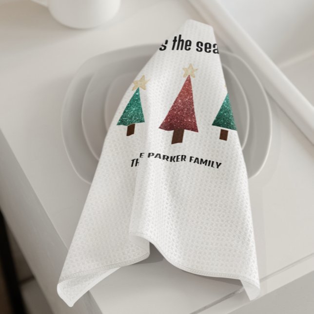 Christmas Trees Kitchen Towel (Creator Uploaded)