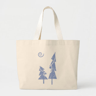 Christmas Trees Large Tote Bag