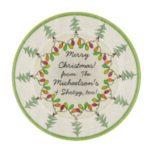 Christmas Trees & Lights Charcuterie Board 