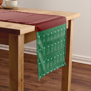 Christmas Trees Long Table Runner