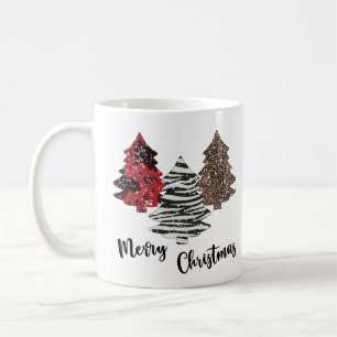 Christmas Trees Merry Christmas Coffee Mug