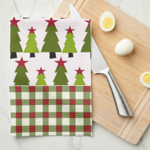 Christmas Trees Microfiber Kitchen Towel