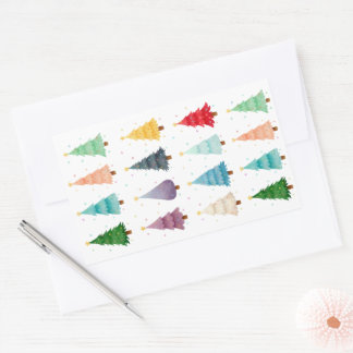 Christmas trees, Ornaments for a Joyful Season Sticker