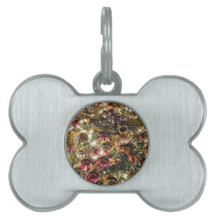 Christmas Trees Orniments Pet Name Tag