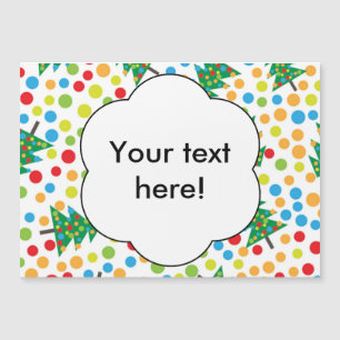 Christmas trees pattern