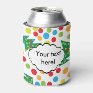 Christmas trees pattern can cooler