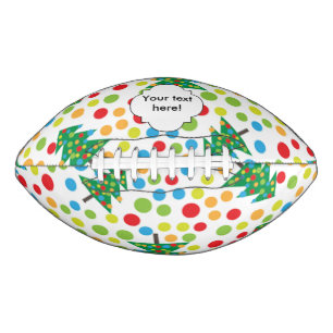 Christmas trees pattern football