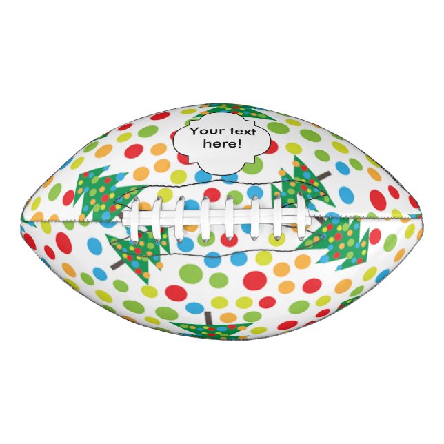 Christmas trees pattern football (Front)