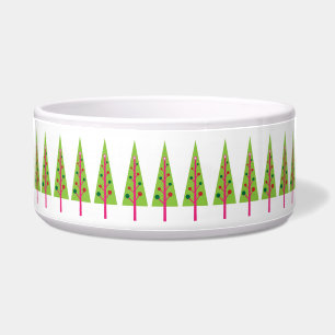 Christmas Trees Pet Bowl
