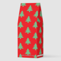 Christmas Trees Red Green Xmas From (Name) Holiday
