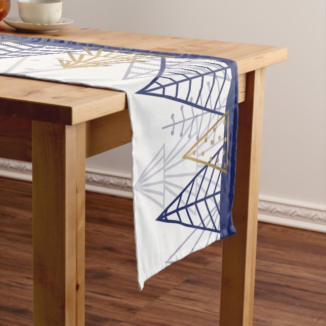Christmas Trees Short Table Runner (In Situ)
