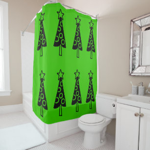 Christmas Trees Shower Curtain